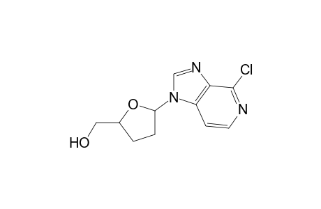 4-Chloro-1-(2,3-dideoxy-.beta.,D-glyceropentofuranosyl)-1H-imidazo[4,5-c]pyridine