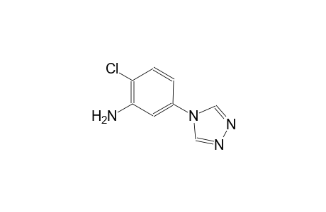benzenamine, 2-chloro-5-(4H-1,2,4-triazol-4-yl)-