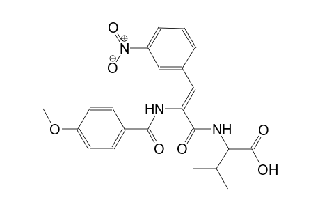 valine, N-[(2Z)-2-[(4-methoxybenzoyl)amino]-3-(3-nitrophenyl)-1-oxo-2-propenyl]-
