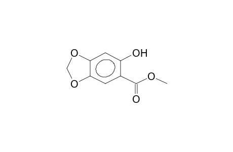 HYDROXY-3,4-METHYLENEDIOXYBENZOIC ACID, METHYL ESTER