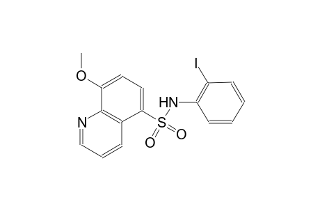 N-(2-iodanylphenyl)-8-methoxy-quinoline-5-sulfonamide