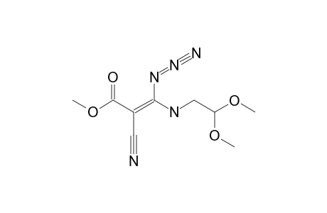 3-AZIDO-2-CYANO-3-[(2,2-DIMETHOXYETHYL)-AMINO]-ACRYLIC-ACID,METHYLESTER