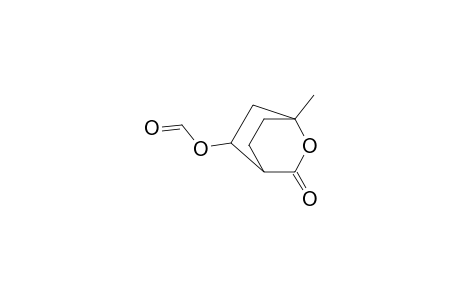 2-Oxabicyclo[2.2.2]octan-3-one, 5-(formyloxy)-1-methyl-, (1.alpha.,4.alpha.,5.beta.)-(.+-.)-