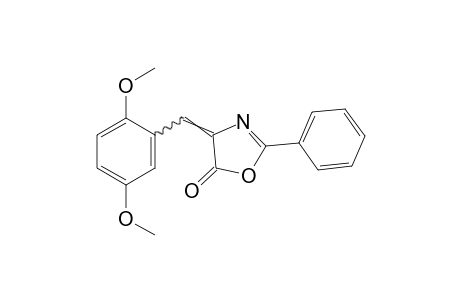4-(2,5-dimethoxybenzylidene)-2-phenyl-2-oxazolin-5-one