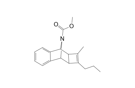 Methyl (3-Methyl-4-propyl-7,8-(benzo)-9-azatricyclo[4.2.1.0(2,5)]non-3-ene)-9-carboxylate