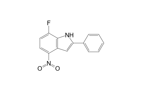 7-Fluoro-2-phenyl-4-nitroindole