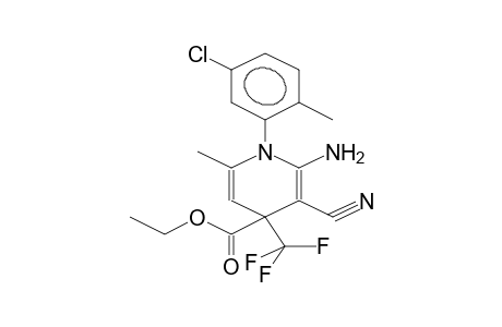 1-(2-METHYL-5-CHLOROPHENYL)-2-AMINO-3-CYANO-4-TRIFLUOROMETHYL-4-ETHOXYCARBONYL-6-METHYL-1,4-DIHYDROPYRIDINE