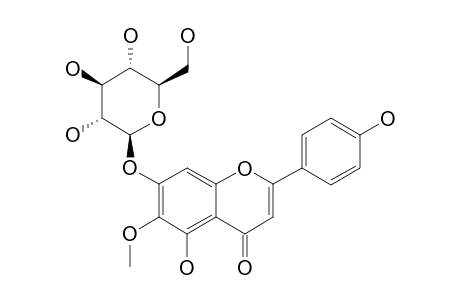 HISPIDULIN-7-O-BETA-D-GLUCOPYRANOSIDE