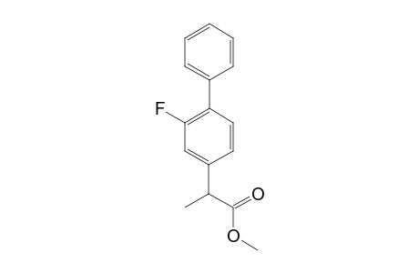 (+/-)-METHYL-2-(3-FLUORO-4-PHENYLPHENYL)-PROPIONATE