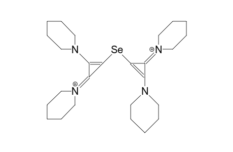 Bis(2,3-dipiperidino-cyclopropenylio)-selenide dication
