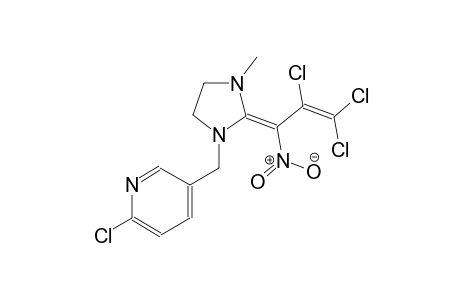 2-chloro-5-{[(2Z)-3-methyl-2-(2,3,3-trichloro-1-nitro-2-propenylidene)imidazolidinyl]methyl}pyridine