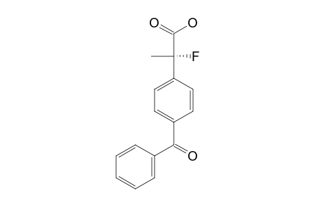 (S)-(+)-2-FLUORO-2-[3-(PHENYLCARBONYL)-PHENYL)-PROPIONIC-ACID