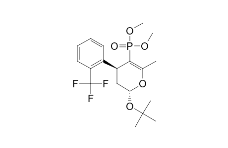 2-TERT.-BUTOXY-5-(DIMETHOXYPHOSPHORYL)-3,4-DIHYDRO-6-METHYL-4-[2-(TRIFLUOROMETHYL)-PHENYL]-2H-PYRAN;TRANS-ISOMER