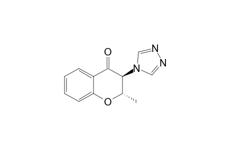 trans-2,3-Dihydro-3-(4H-1,2,4-triazol-4-yl)-2-methyl-4H-1-benzopyran-4-one