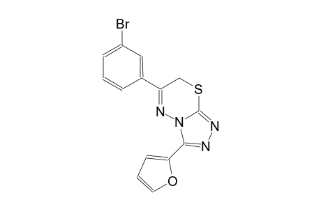 6-(3-bromophenyl)-3-(2-furyl)-7H-[1,2,4]triazolo[3,4-b][1,3,4]thiadiazine