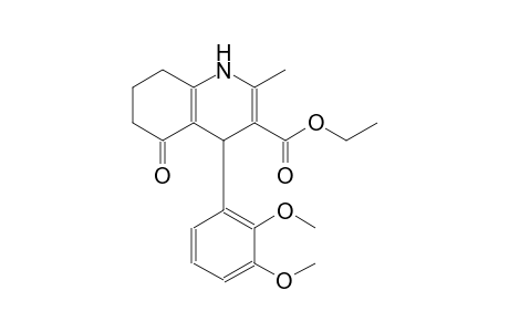 ethyl 4-(2,3-dimethoxyphenyl)-2-methyl-5-oxo-1,4,5,6,7,8-hexahydro-3-quinolinecarboxylate