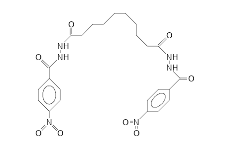 N,N'-Bis(4-nitro-benzoyl)-sebacic acid, dihydrazide