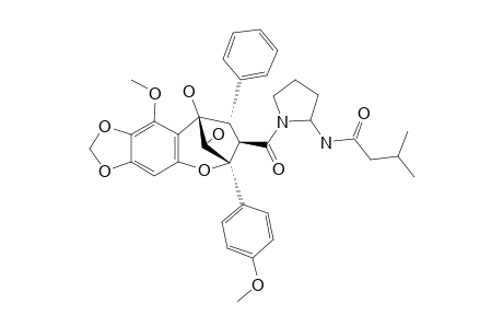 EDULIRIN_B;(-)-[(2-R,3-R,4-S,5-R,10-S)-2,3,4,5-TETRAHYDRO-5,10-DIHYDROXY-2-(4-METHOXYPHENYL)-6-METHOXY-7,8-METHYLENEDIOXY-4-PHENYL-2,5-METHANO-1-