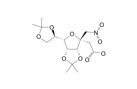 3,6-ANHYDRO-2-DEOXY-4,5:7,8-DI-O-(1-METHYLETHYLIDENE)-3-(NITROMETHYL)-BETA-D-GULO-OCTANOIC-ACID