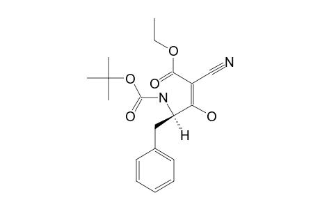 ETHYL-4-TERT.-BUTOXYCARBONYLAMINO-2-CYANO-3-HYDROXY-5-PHENYLPENT-2-ENOATE