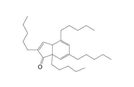 1H-Inden-1-one, 3a,7a-dihydro-2,4,6,7a-tetrapentyl-