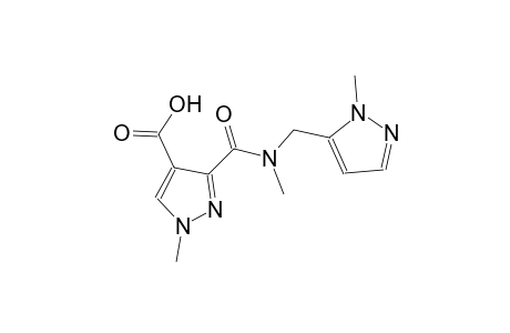 1H-pyrazole-4-carboxylic acid, 1-methyl-3-[[methyl[(1-methyl-1H-pyrazol-5-yl)methyl]amino]carbonyl]-