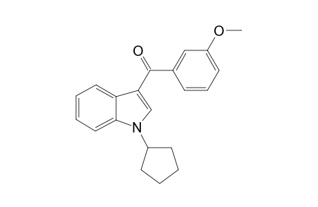 1-Cyclopentyl-3-(3-methoxybenzoyl)indole