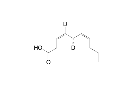 3,6-Decadienoic-4,5-Dd2 acid, [S-(Z,Z)]-