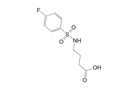 butanoic acid, 4-[[(4-fluorophenyl)sulfonyl]amino]-