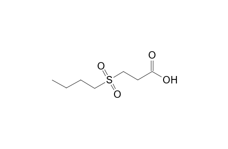 propanoic acid, 3-(butylsulfonyl)-