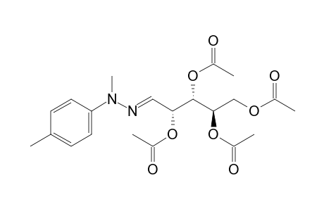 arabinose, tetraacetate, methyl-p-tolylhydrazone