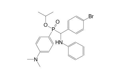 isopropyl anilino(4-bromophenyl)methyl[4-(dimethylamino)phenyl]phosphinate