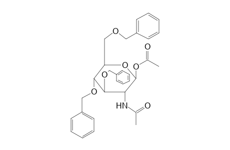 1-O-Acetyl-2-(acetylamino)-3,4,6-tri-O-benzyl-2-deoxyhexopyranose