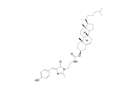 2-Methyl-4-(4-hydroxybenzylidene)-1-{2-[N-[1-(isooct-2-yl)-2-(9a,11a-dimethylhexahydroindeno[4,5-a]naphth-2-yloxycarbomoyl)]ethyl]}imidazolin-5-one