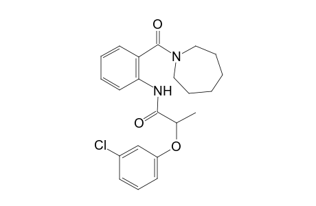 N-[2-(azepan-1-ylcarbonyl)phenyl]-2-(3-chlorophenoxy)propanamide
