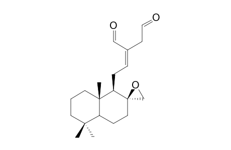 8.beta.,17-Epoxy-12-E-labdene-15,16-dial