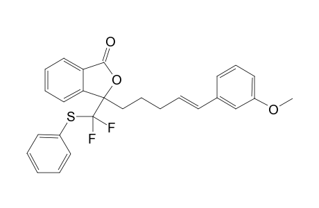 E/Z Mixture of 3-[Difluoro(phenylsulfanyl)methyl]-3-[(3-methoxyphenyl)pent-4-enyl]isobenzofuran-1(3H)-one