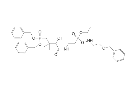 Dibenzyl {4- {[ 2'-{[2"-(benzyloxy)ethyl]amino}ethoxyphosphoryl)ethyl]amino}-3-hydroxy-2,2-dimethyl-4-oxobutyl}-phosphate