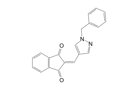 2-(1-Benzyl-1H-pyrazol-4-ylmethylene)-1H-indene-1,3(2H)-dione