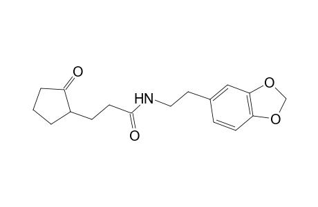 N-[2-(1,3-Benzodioxol-5-yl)ethyl]-3-(2-oxocyclopentyl)propanamide