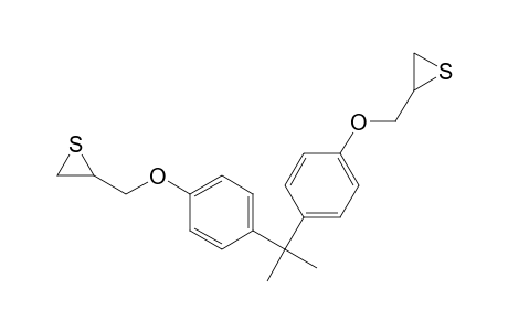 2-[[4-[1-methyl-1-[4-(thiiran-2-ylmethoxy)phenyl]ethyl]phenoxy]methyl]thiirane