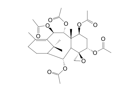 13-DEACETOXYBACCATIN-I;2-ALPHA,5-ALPHA,7-BETA,9-ALPHA,10-BETA-PENTAACETOXY-4-BETA,20-EPOXYTAX-11-ENE