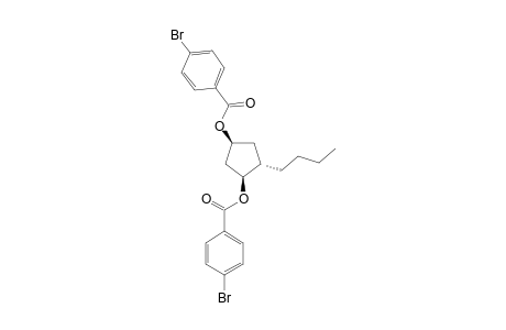 (-)-(1S,3S)-DI-PARA-BrOMOBENZOYLOXY-(4S)-BUTYLCYClOPENTANE