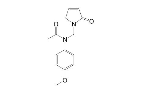 N-(4-METHOXYPHENYL)-N-(2-OXO-2,5-DIHYDROPYRROL-1-YLMETHYL)-ACETAMIDE