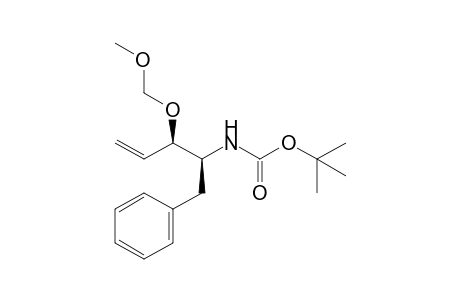 N-[(1S,2R)-1-benzyl-2-(methoxymethoxy)but-3-enyl]carbamic acid tert-butyl ester