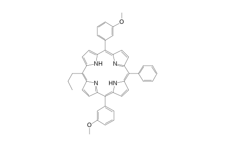 5,15-Bis(3-methoxyphenyl)-10-phenyl-20-propylporphyrin