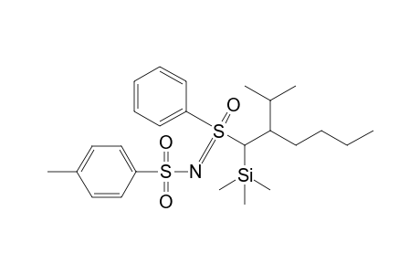 S-Phenyl-S-(1-trimethylsilyl-2-isopropyl)hexyl-N-(toluene-p-sulfonyl)sulfoximine