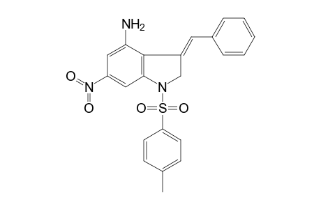 3H-Indol-4-amine, 1,2-dihydro-1-[(4-methylphenyl)sulfonyl]-6-nitro-3-[phenylmethylidene]-
