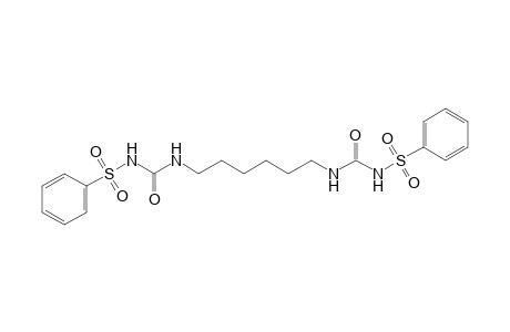 1,1'-hexamethylenebis[3-(phenylsulfonyl)urea]
