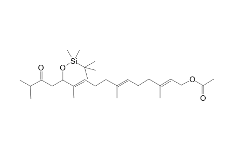 (2E,6E,10E)-12-tert-Butyldimethylsilyloxy-3,7,11,15-tetramethyl-14-oxohexadeca-2,6,10-trienyl acetate